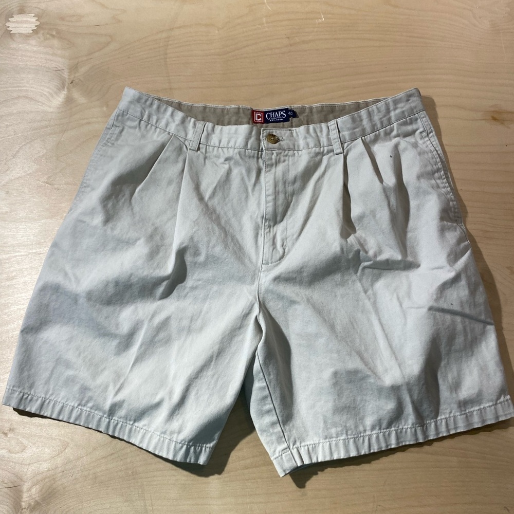 Chaps Men's Tan Shorts 40 (MQ)